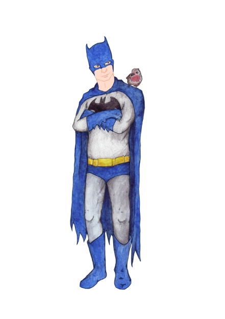 Batman and Robin Illustration by Sarah Cochrane