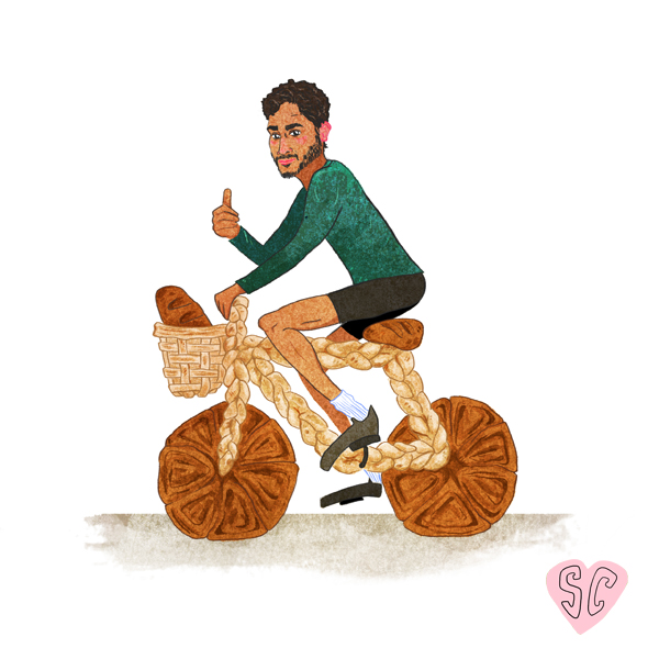 Tamal breadcycle illustration by Sarah Cochrane